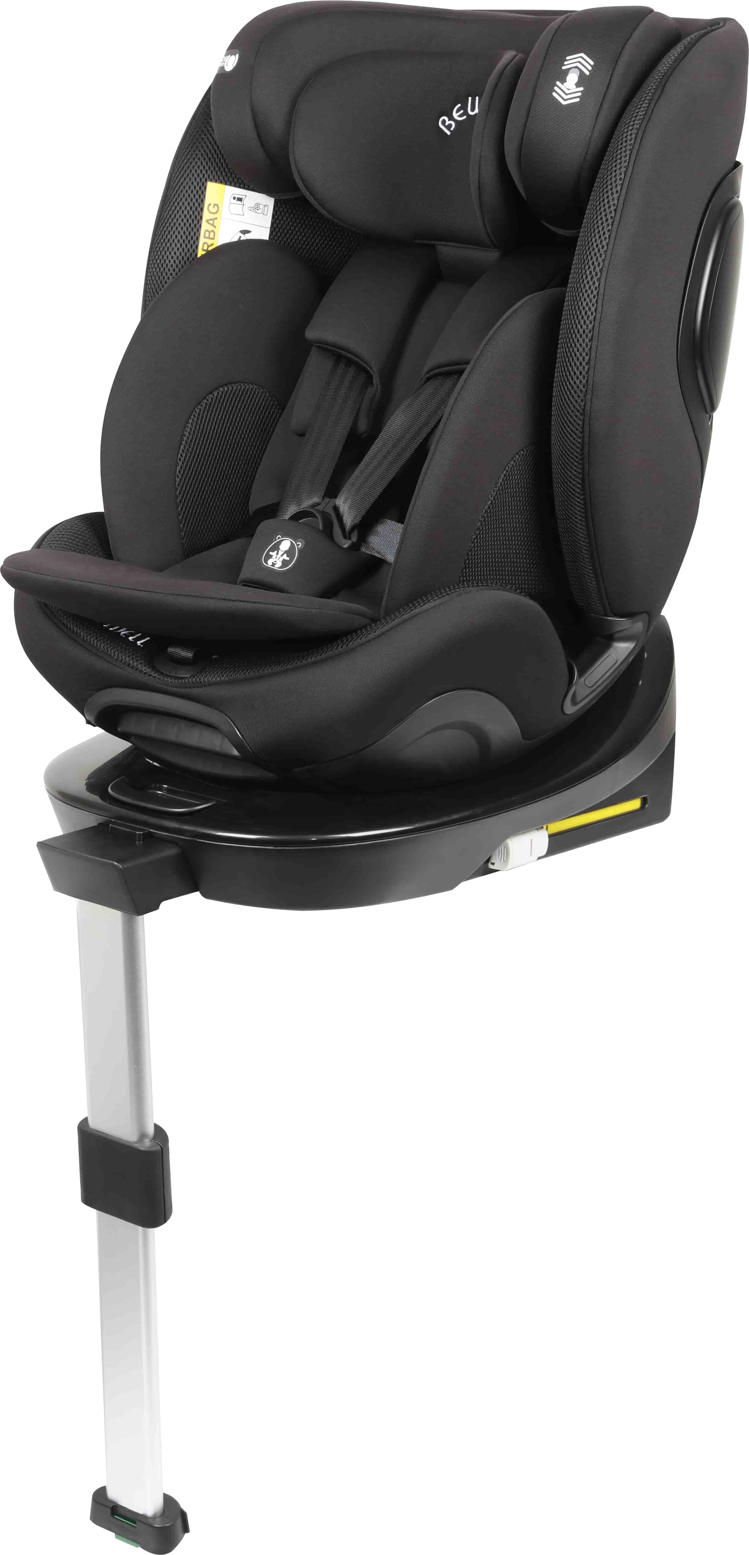 Seggiolino auto ISOFIX e gamba di supporto per bambini 40-150 cm